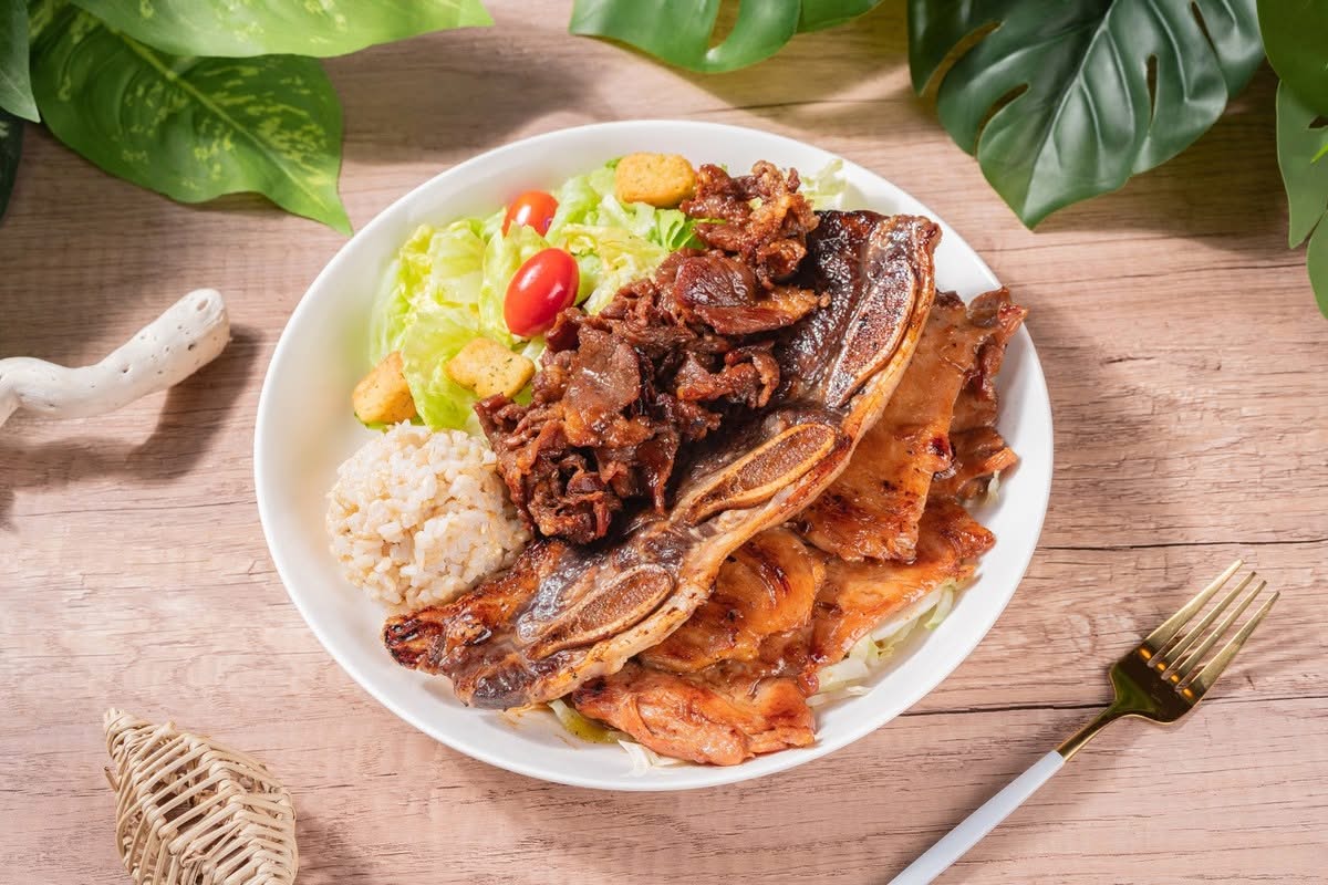 DQ HAWAIIAN BBQ Mix plate
